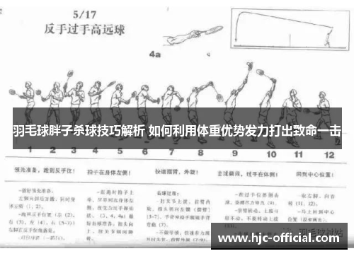 羽毛球胖子杀球技巧解析 如何利用体重优势发力打出致命一击
